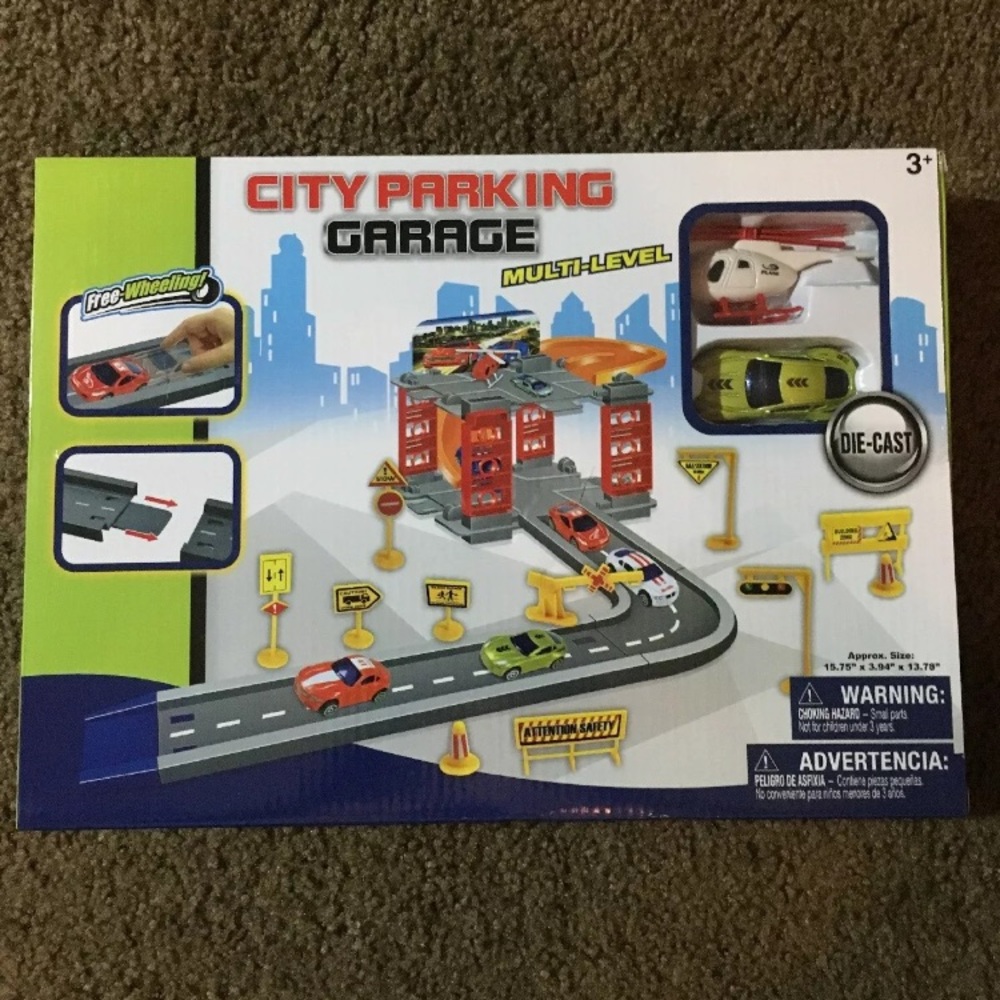 City Parking Garage Multi-Level for Die-cast Toy